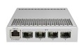 Mikrotik CRS305-1G-4S+IN łącza sieciowe Zarządzany Gigabit Ethernet (10/100/1000) Obsługa PoE Biały - 2351680