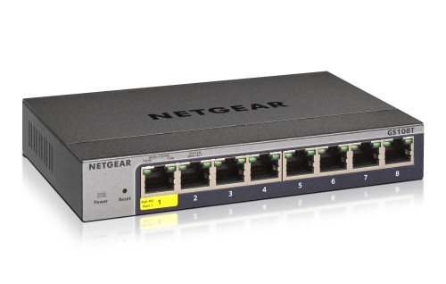 NETGEAR GS108Tv3 Zarządzany L2 Gigabit Ethernet (10/100/1000) Szary - 1995176