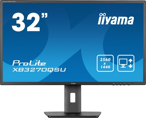 iiyama ProLite XB3270QSU-B1 monitor komputerowy 81,3 cm (32") 2560 x 1440 px Wide Quad HD LED Czarny - 2446953