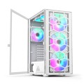 Obudowa komputerowa Montech X3 TG RGB biała - 2447276