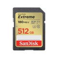 KARTA SANDISK EXTREME SDXC 512 GB 180/130 MB/s C10 V30 UHS-I U3 - 2357270