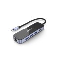 UNITEK HUB USB-C 3.1, RJ-45,3XUSB-A,HDMI,4K,PD100W - 2447806