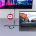 UNITEK HUB USB-C 3.1, RJ-45,3XUSB-A,HDMI,4K,PD100W - 2447810