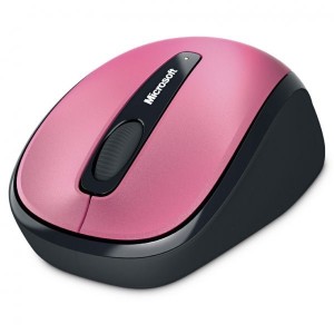 Mysz bezprzewodowa Microsoft Mobile 3500 różowa (Pink)