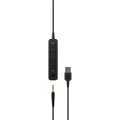 EPOS ADAPT 165T USB II Zestaw słuchawkowy Przewodowa Opaska na głowę Biuro/centrum telefoniczne USB Typu-A Czarny - 1744185