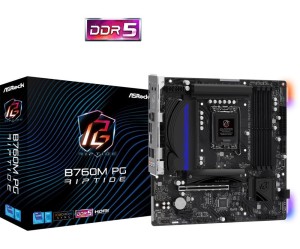 Płyta ASRock B760M PG Riptide /B760/DDR5/SATA3/M.2/USB3.0/PCIe4.0/s.1700/mATX