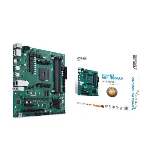 Płyta Asus Pro B550M-C/CSM /AMD B550/DDR4/SATA3/M.2/USB3.1/PCIe4.0/AM4/mATX - 2202991