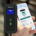 Qoltec 52476 Mobilna ładowarka do samochodu elektrycznego EV z regulacją 2w1 Typ2 | 3.5kW | 230V | Wi-fi | LCD | Przenośna | Wallbox | 5m - 2446388
