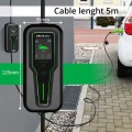 Ładowarka Qoltec do samochodu elektrycznego EV z regulacją 2w1 typ2 | 11kW | 3 Fazy | CEE 5 PIN | LCD | Przenośna | Wallbox | 5m - 2350152