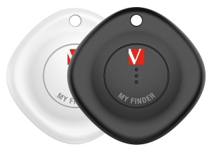 Lokalizator Verbatim My Finder MYF-02 Bluetooth NFC do Apple dwupak biały/czarny