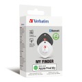 Lokalizator Verbatim My Finder MYF-02 Bluetooth NFC dwupak biały/czarny - 2127852