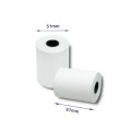 Rolka termiczna Qoltec 57x30 | 55g/m2 | 10szt. | BPA free - 1012260