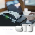 Rolka termiczna Qoltec 57x40 | 55g/m2 | 10szt. | BPA free - 1012277