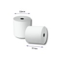 Rolka termiczna Qoltec 57x40 | 55g/m2 | 10szt. | BPA free - 1012275