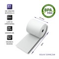 Rolka termiczna Qoltec 57x60 | 55g/m2 | 10szt. | BPA free - 1012266
