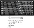 YATO WKŁADKA DO SZUFLADY KLUCZE PŁASKO-OCZKOWE 16 elem. 6-21mm  5531 - 2201742