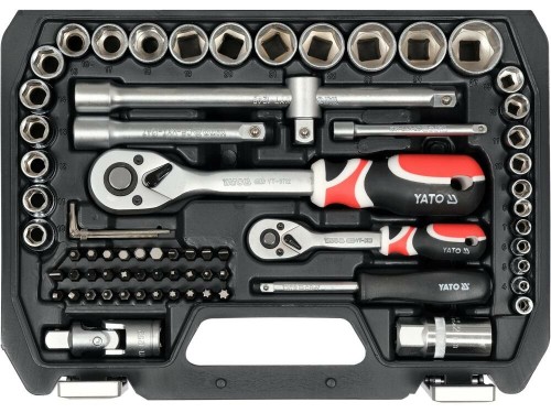 Zestaw kluczy 1/4""/1/2"" 72 el. YT-38782 YATO - 2251710