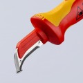 Nóż do ściągania izolacji ze stopką prowadzącą 180mm - 2432712