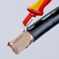 Nóż do ściągania izolacji ze stopką prowadzącą 180mm - 2432715