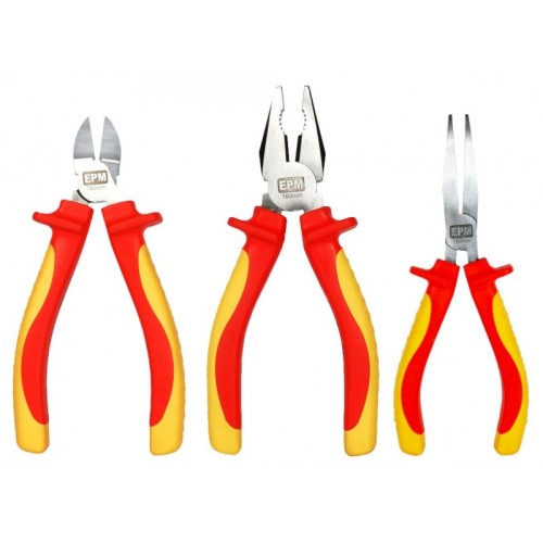 ZESTAW SZCZYPIEC IZOLOWANYCH 3 SZTUKI 160MM CRV - 2432852