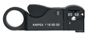 Knipex 16 60 05 narzędzie do zdejmowania izolacji Czarny