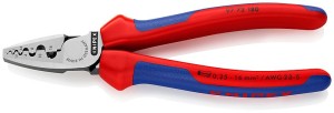 Szczypce KNIPEX 97 72 180 do zgniatania tulejek kabl. 0,25-16MM
