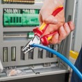 Knipex 97 72 180 zaciskarka kablowa Scyzoryk Niebieski, Czerwony, Srebrny - 2371505