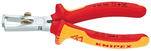 Knipex 11 06 160 narzędzie do zdejmowania izolacji Pomarańczowy, Czerwony - 2421003