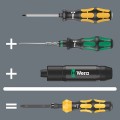 Wkrętak udarowy z zestawem bit WERA ETUI 18 części Kraftform Kompakt Imperial 900 SET1 - 2433061