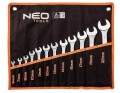 Klucze płasko-oczkowe Neo Tools 6-22 mm, zestaw 12 sztuk - 2006092