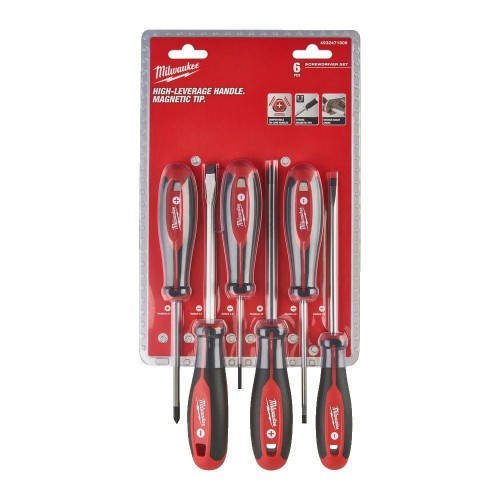 MILWAUKEE ZESTAW WKRĘTAKÓW 6szt. (SL&PZ) - 2155650