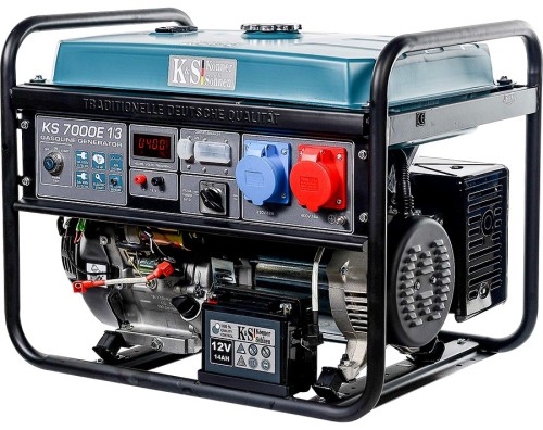 KÖNNER & SÖHNEN AGREGAT/GENERATOR BENZYNOWY 5,0kW 230/400V ROZRUCH ELEKTRYCZNY AVR VST KS7000E-1/3 - 1950379