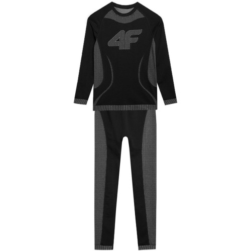 Bielizna bezszwowa dla dziewczynki 4F F109 głęboka czerń 4FJAW23USEAF109 20S 128/134 cm - 2060891