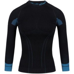 Bluza termoaktywna damska Alpinus Tactical Base Layer czarno-niebieska GT43210 L