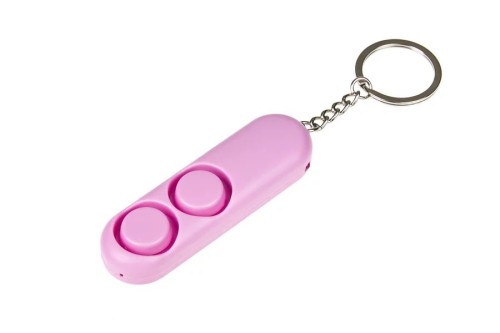 Alarm osobisty GUARD Piranha róż, 2 syreny-130dB (YC-001-PI) - 2371610