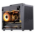 Obudowa Jonsplus MATX Uchwyt Case Z20 - czarny - 2194426