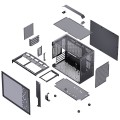 Obudowa Jonsplus MATX Uchwyt Case Z20 - czarny - 2194441