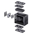 Obudowa Jonsplus MATX Uchwyt Case Z20 - czarny - 2194458