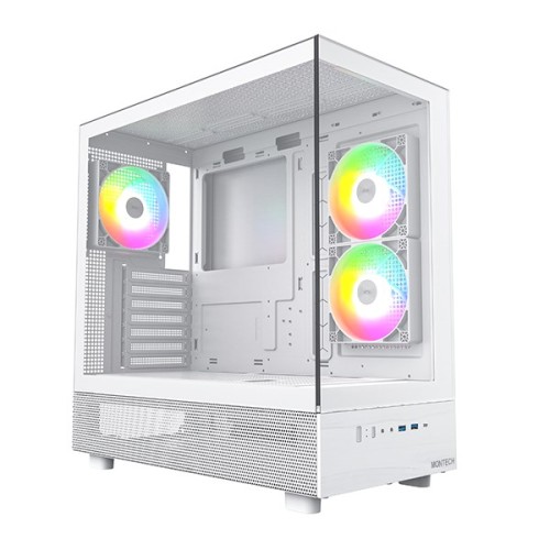 Montech XR Midi-Tower, Szkło Hartowane - biały - 2336083