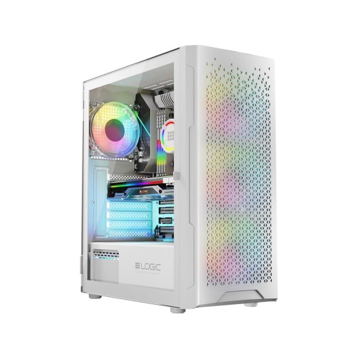 LOGIC OBUDOWA ARAMIS ARGB MIDI USB 3.0 WHITE (WYPRZEDAŻ) - 2447357