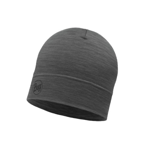 BUFF Czapka MERINO LIGHTWEIGHT BEANIE SOLID GREY onesize Standard - 2158512
