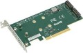 SERWER AKCESORIA NVME AOC CARD AOC-SLG3-2M2-O SUPERMICRO - 2433852