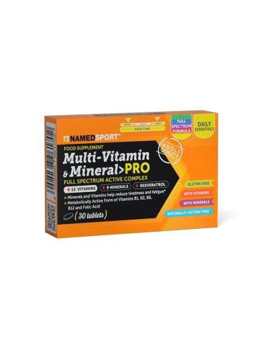 Zestaw multiwitamin i minerałów NAMEDSPORT Pro 30 tabletek - 1852219