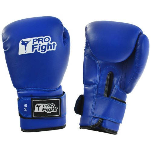 Rękawice bokserskie Profight PVC niebieskie 10 - 2318021