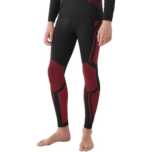 Legginsy termoaktywne męskie 4F M166 czerwone 4FWAW24USEAM166 62S S/M - 2318111