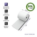 Rolka termiczna Qoltec 80x80 | 55g/m2 | 10szt - 1163527