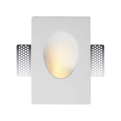 Oprawa Gipsowa V-TAC Kinkiet Ścienny GU10 Biały 120x180 VT-11007 3 Lata Gwarancji - 2087824