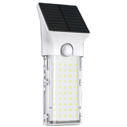POWERNEED SOLARNA BAKTERIOBÓJCZA LAMPA UV 1000LM, NEUTRALIZACJA WIRUSÓW, LED X20, PV 1W, CZUJNIK RUCHU I ZMIERZCHOWY SWL-15 - 1649009