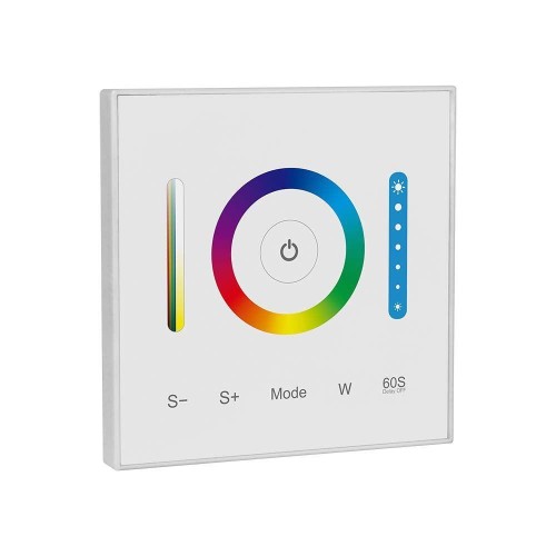 Kontroler Sterownik Pilot Panel Ścienny Szklany 3w1 V-TAC RGB+CCT 1-strefa VT-2433 - 2318335