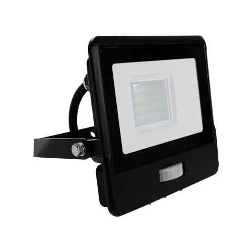 Projektor LED V-TAC 20W SAMSUNG CHIP Czujnik Ruchu Czarny Przewód 1M VT-128S-1 6400K 1510lm 5 Lat Gwarancji - 2318361
